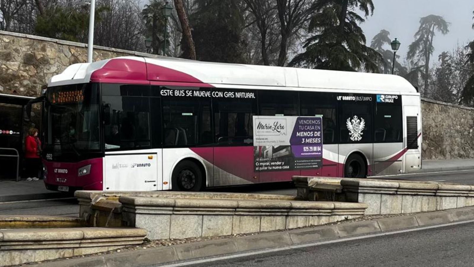 Imagen de archivo de uno de los autobuses urbanos de Toledo