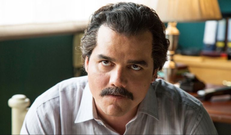 Pablo Escobar en la serie Netflix.