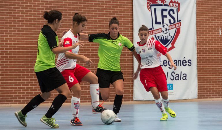 Las leganenses empataron el partido a falta de cuatro minutos para el final