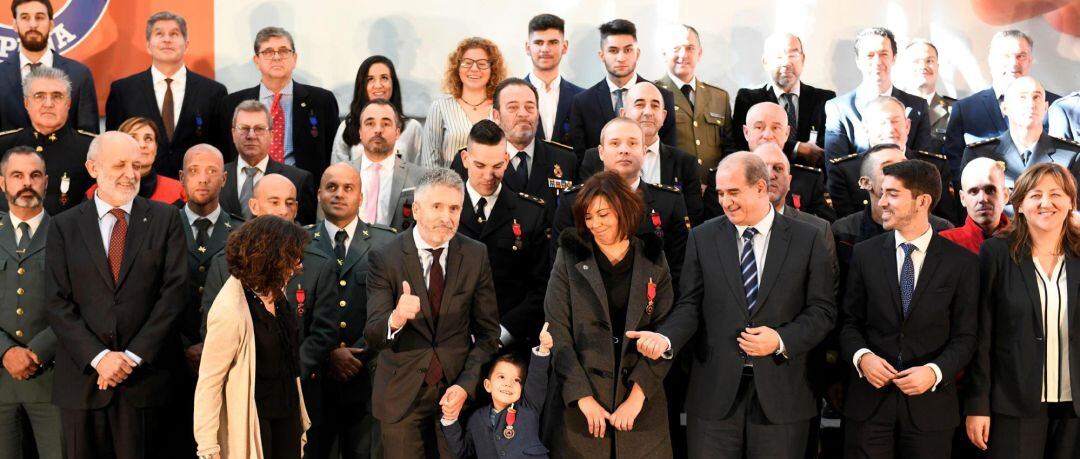 Acto de entrega de las medallas