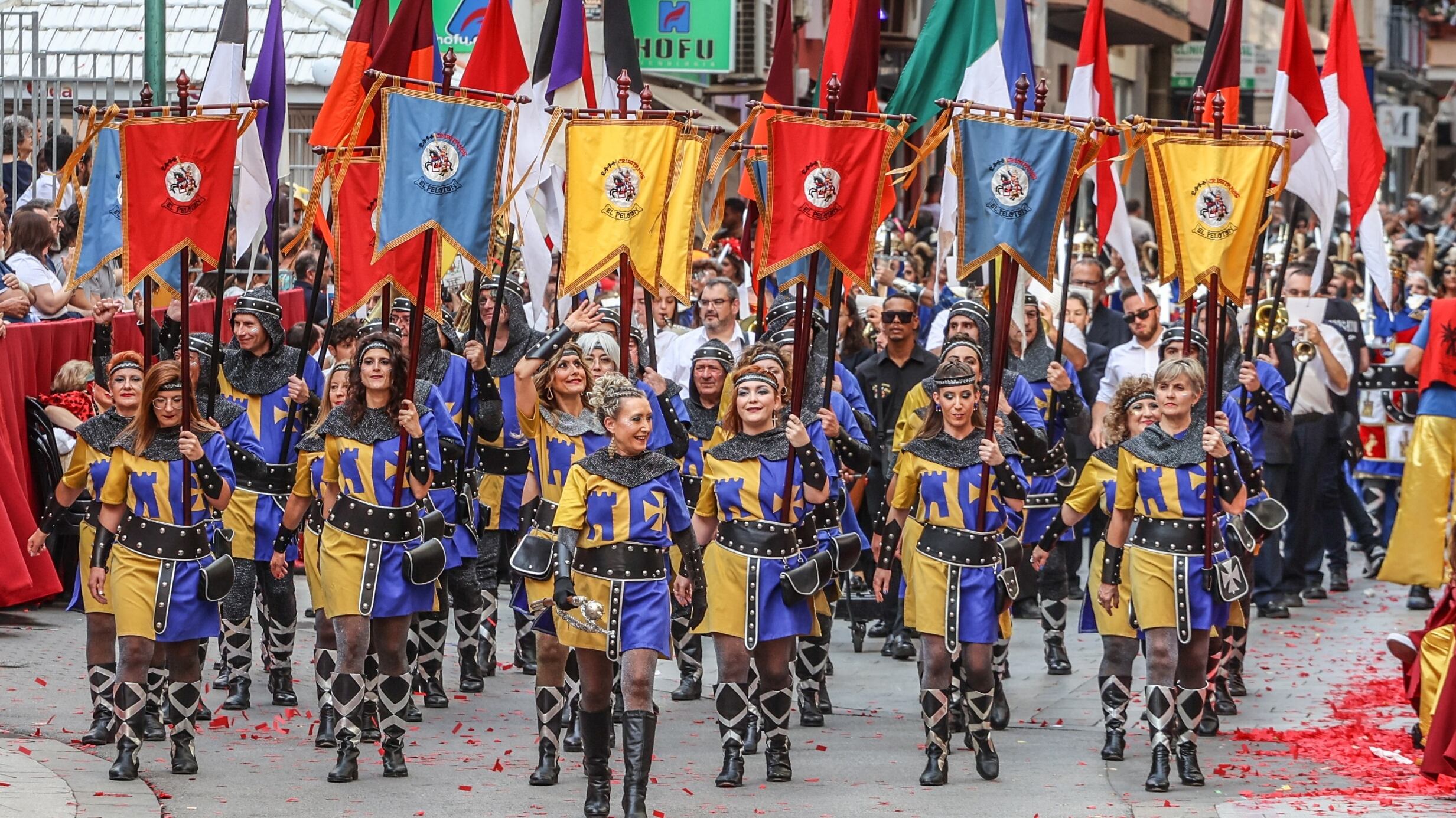 Imagen de archivo del Pelotón Cristiano de Elda.