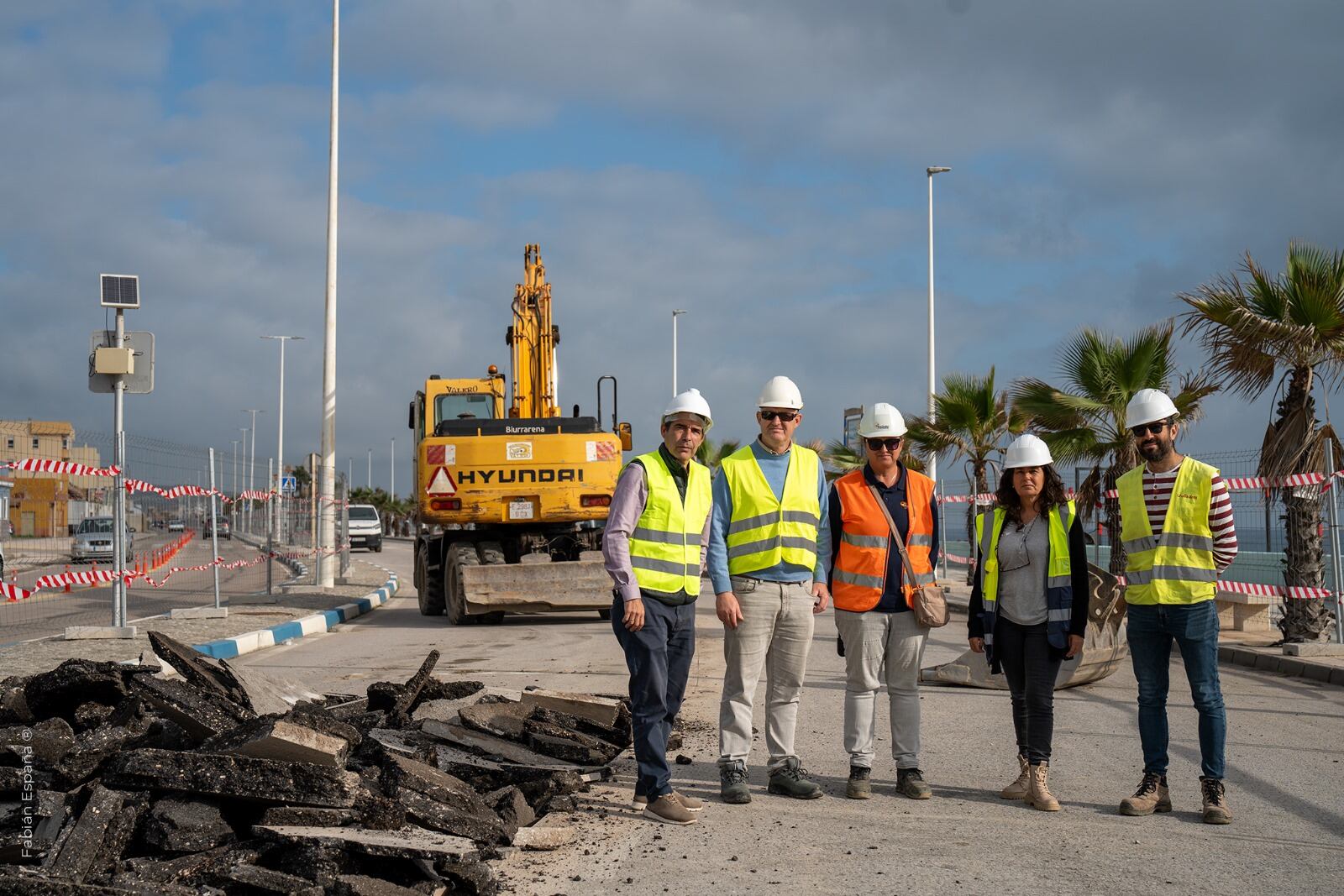 Visita a las obras