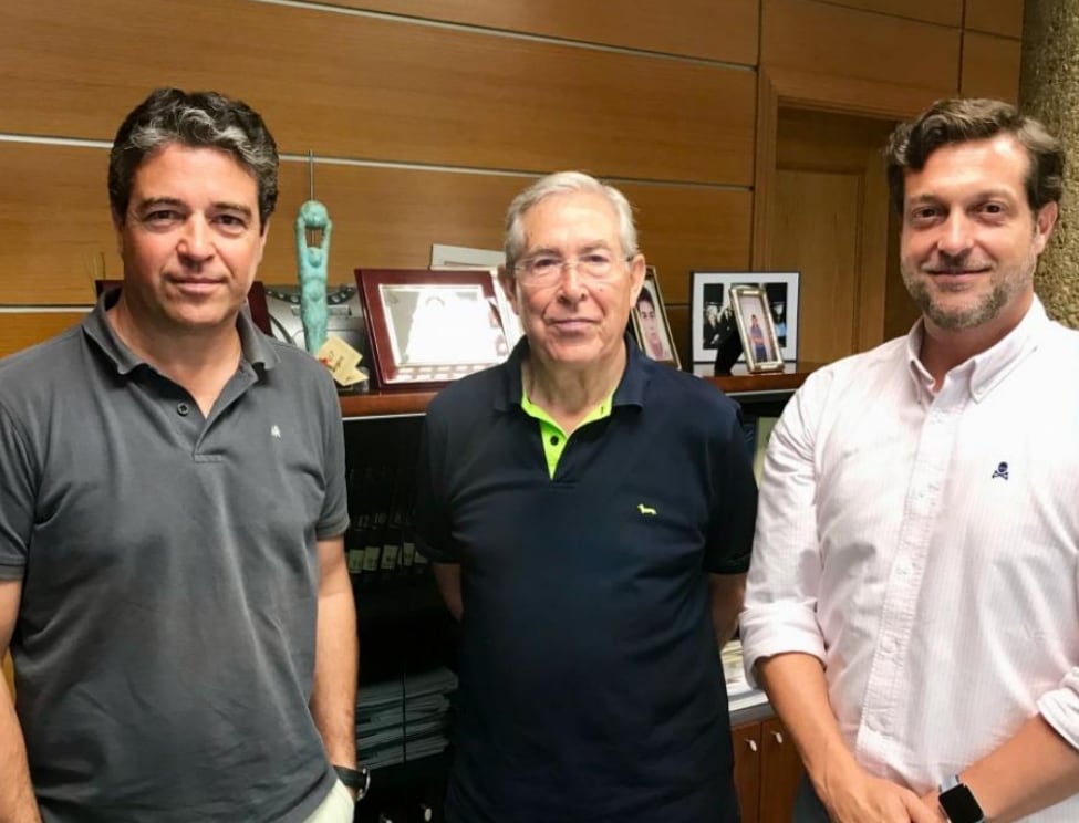 Jorge, Heliodoro y César Calvo, de OVLAC