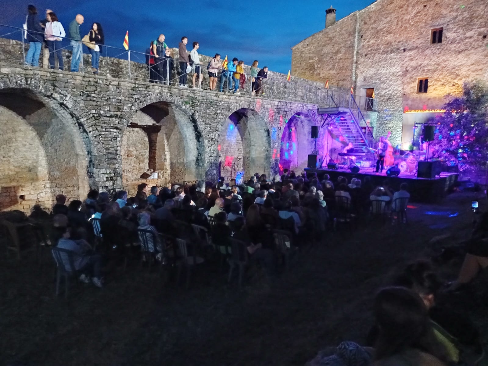 Concierto del Pirineos Jazz Festival en el Castillo de Aínsa. Foto: Ayuntamiento de Aínsa