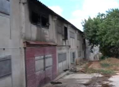 Imatge de les instal.lacions cremades per l'incendi