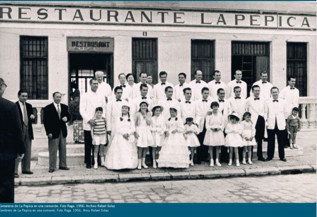 Imagen del archivo de Rafa Solaz del restaurante La Pepica del Paseo Neptuno