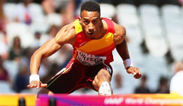 Orlando Ortega, durante el Mundial de Londres 2017