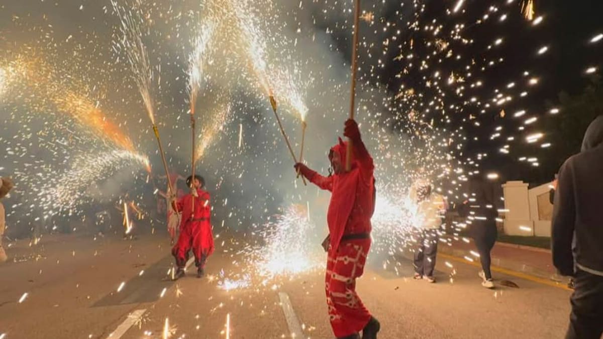 Els Dimonis Rafolins tornen a viatjar a Mallorca per actuar a la Cala d'Or de Santanyí dins de les festes de Sant Antoni