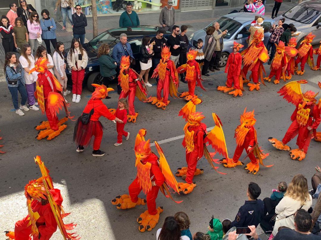 Imagen de una de las comparsas