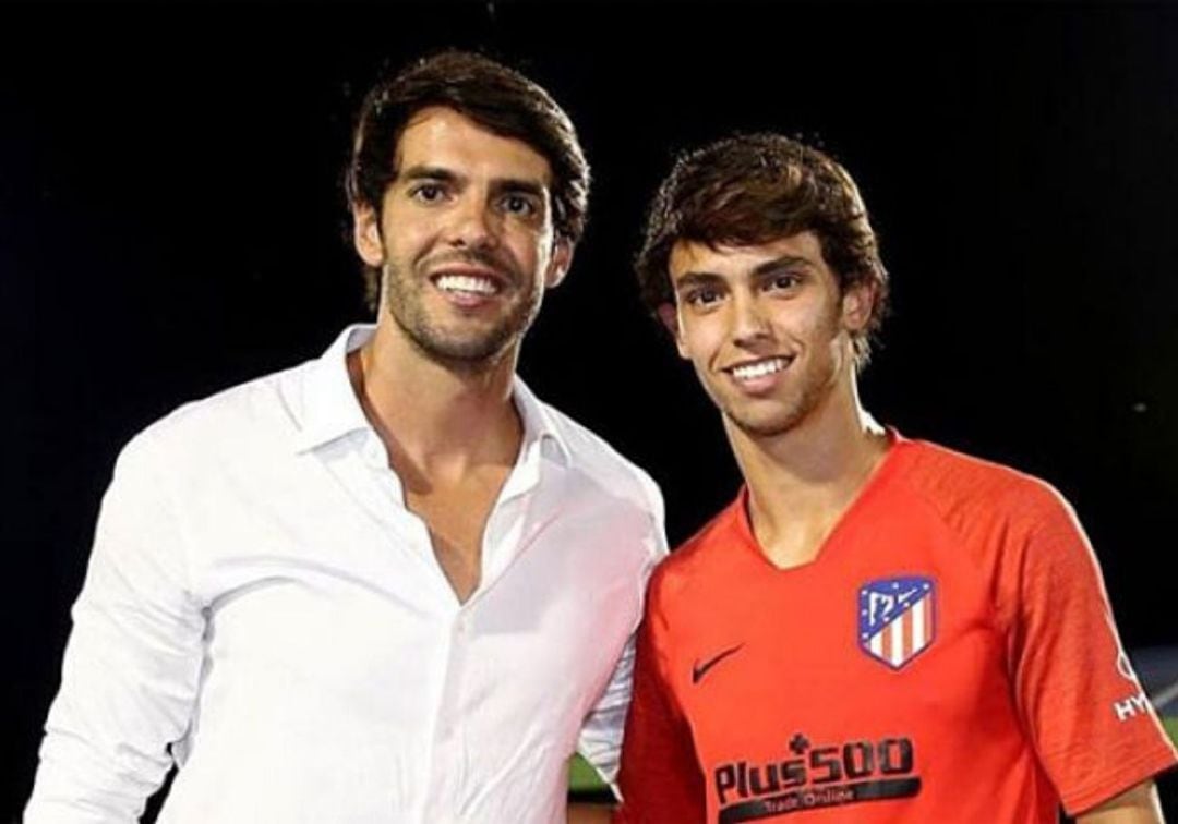 Joao Félix y Kaká en Estados unidos