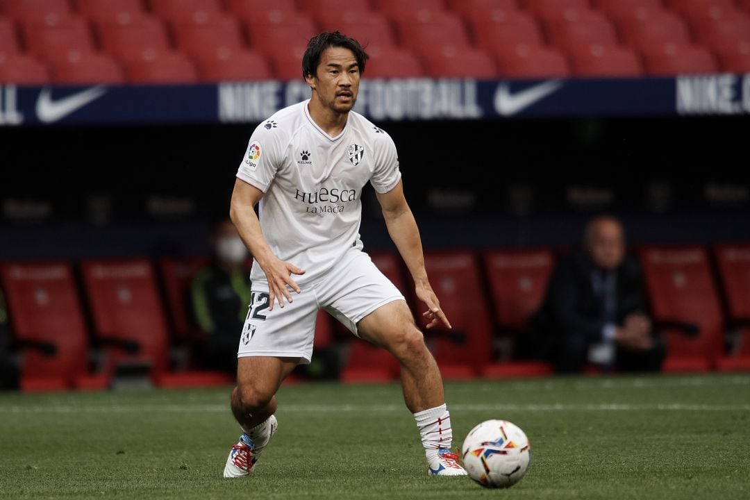 Okazaki con el Huesca la pasada temporada