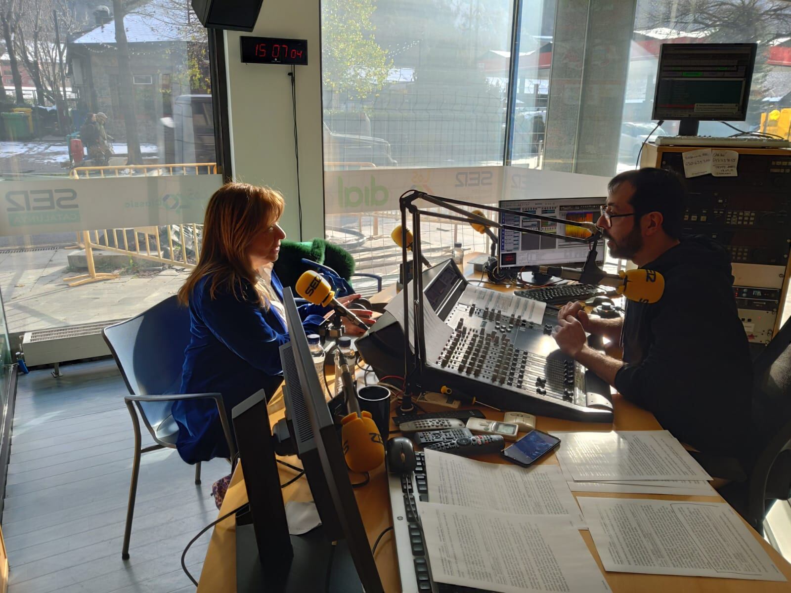 La cònsol major d'Andorra la Vella, Conxita Marsol, durant l'entrevista al programa Aquí Andorra del passat dijous.