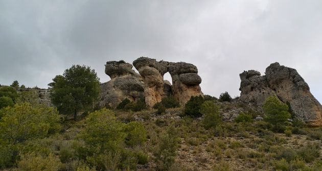 Riscas en el paisaje de la hoz.