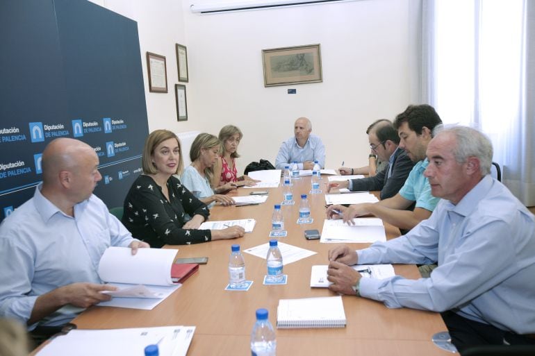 Imagen de la Junta de Gobierno celebrada hoy en la Diputación provincial