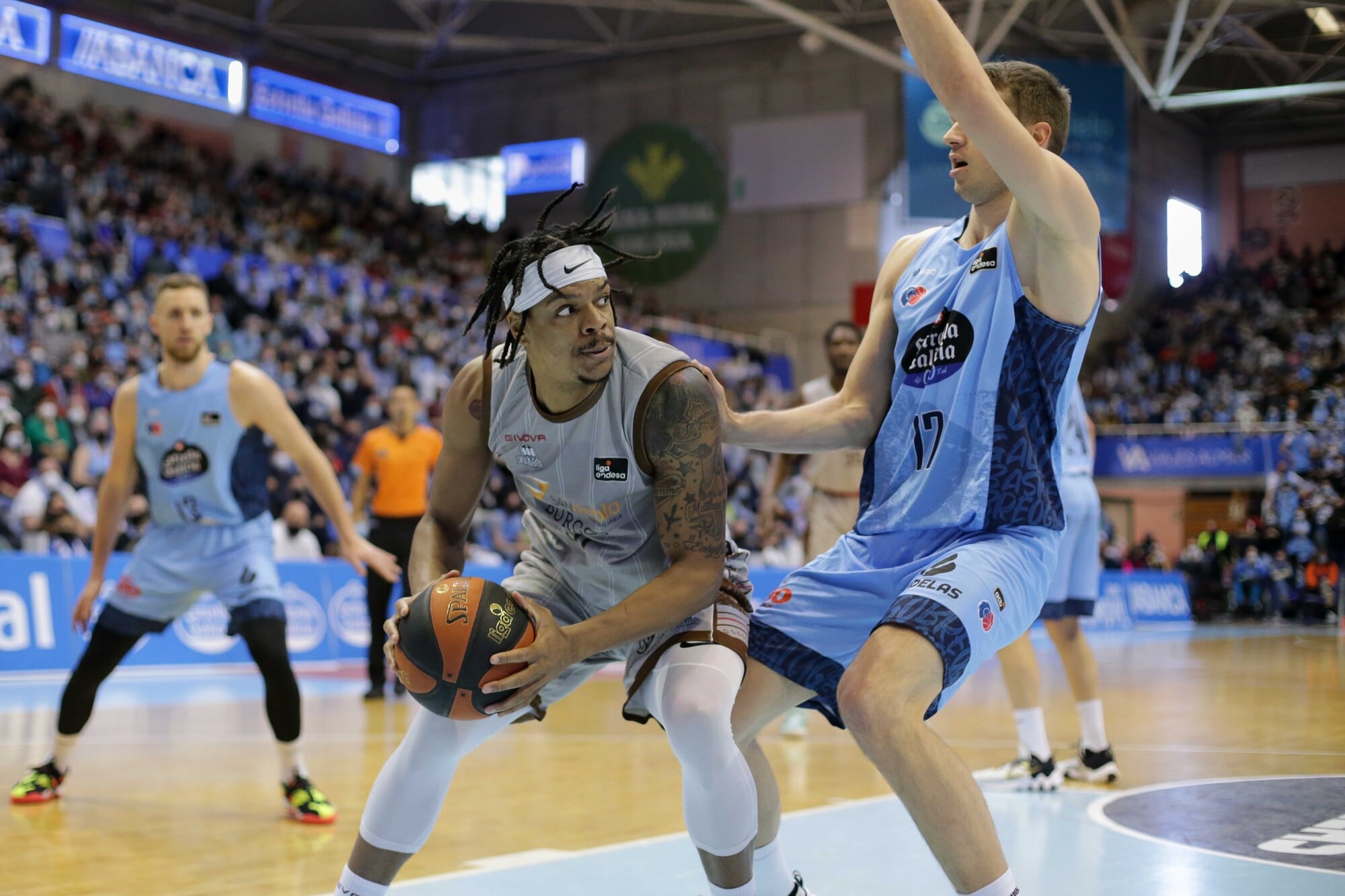 Lugo. Pazo Provincial dos Deportes. Liga Endesa ACB de baloncesto. CB Río Breogán - San Pablo Hereda Burgos. Jornada 27. Fotos:Carlos Castro