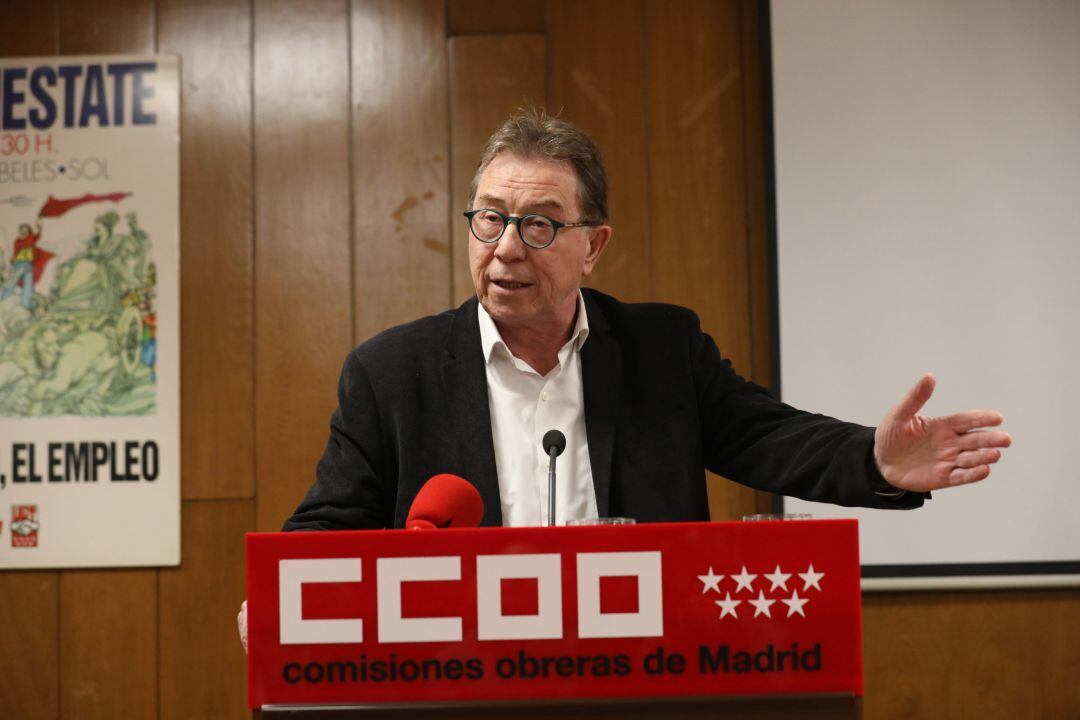 Imagen de recurso del secretario general de CCOO Madrid, Jaime Cedrún