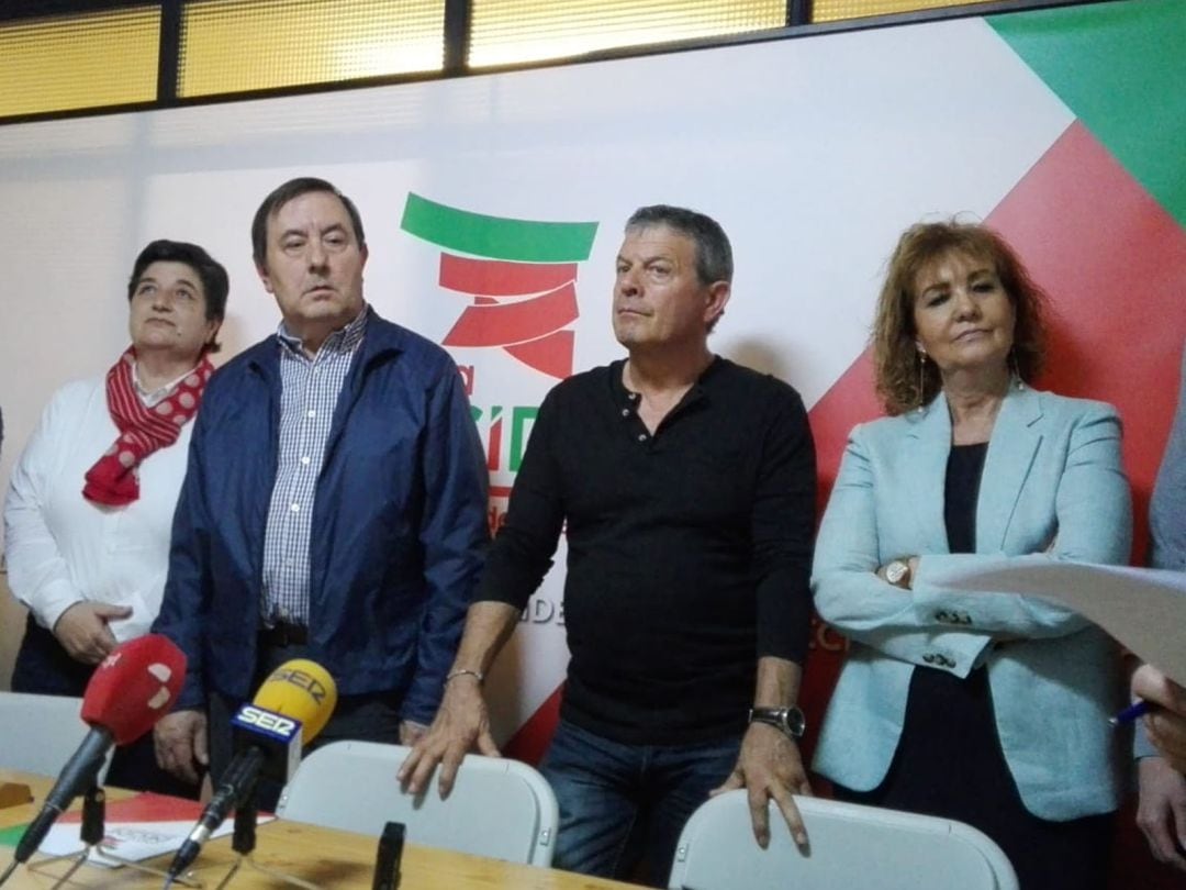 José Martín junto al candidato al Ayuntamiento de Zamora, Manuel Fuentes