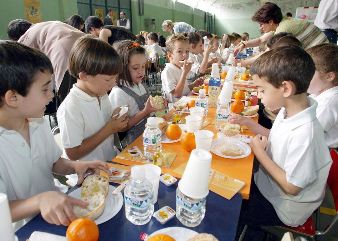 Foto de archivo de uno de los comedores escolares de Castilla y León