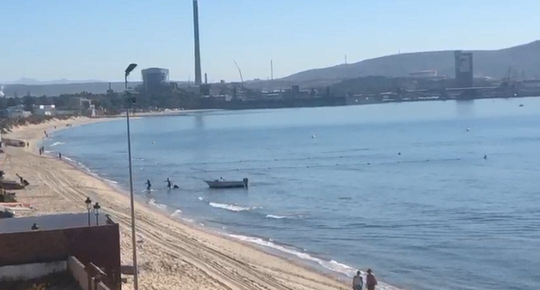 Imagen del alijo, esta mañana en Algeciras