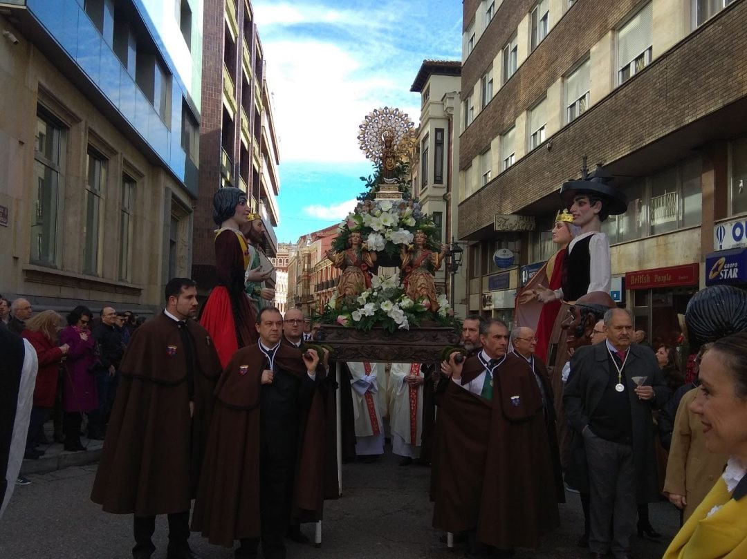 Imagen de archivo de la festividad de las Candelas en Palencia