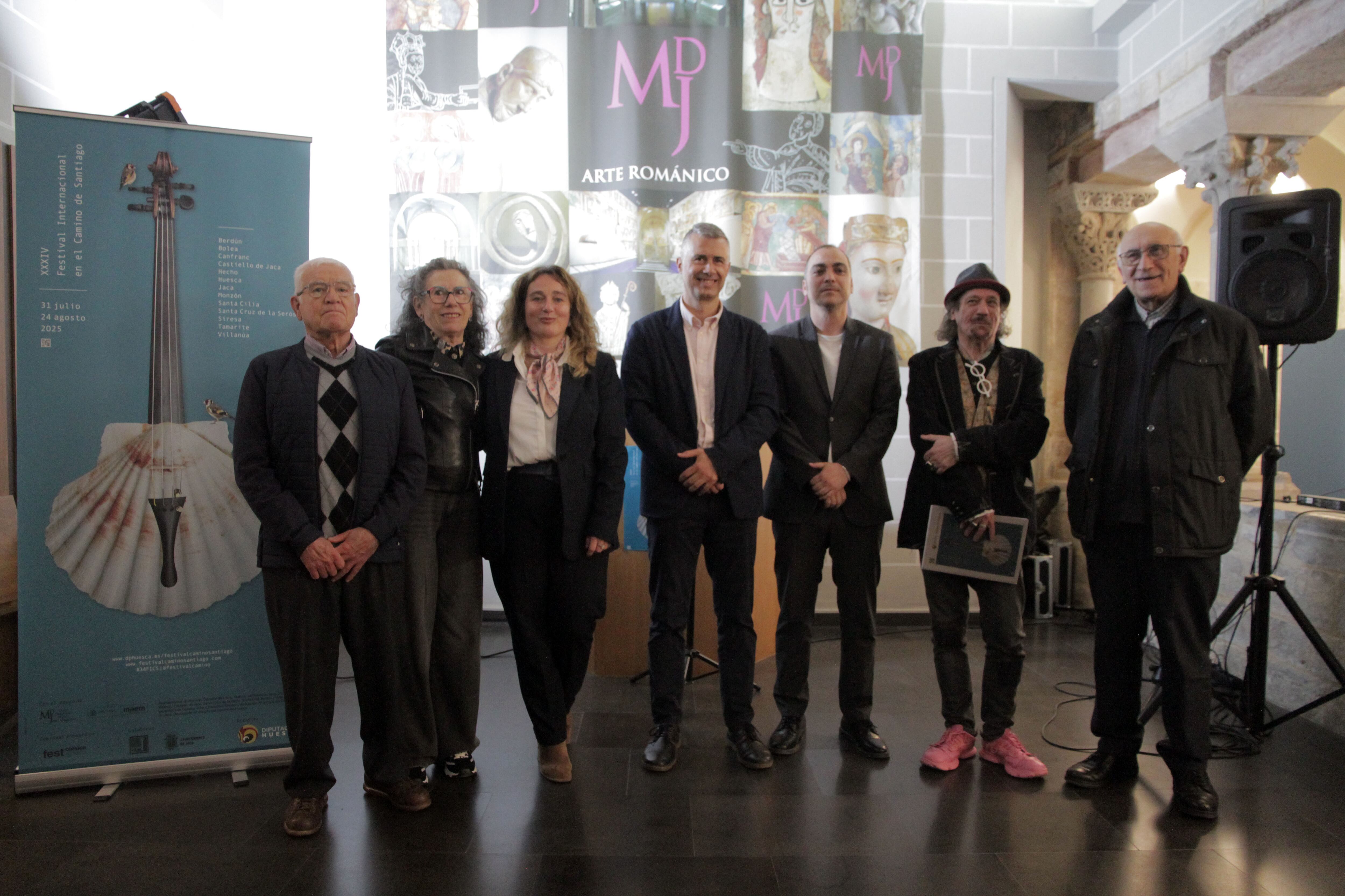 El Festival se presentaba, junto con representantes locales y comarcales, en el Museo Diocesano de Jaca