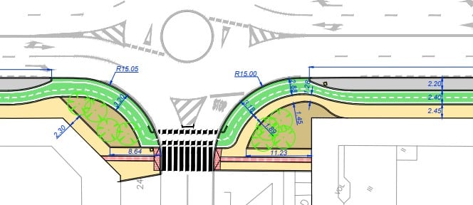 La Asamblea Ciclista critica el trazado del carril bici proyectado en San Cristóbal