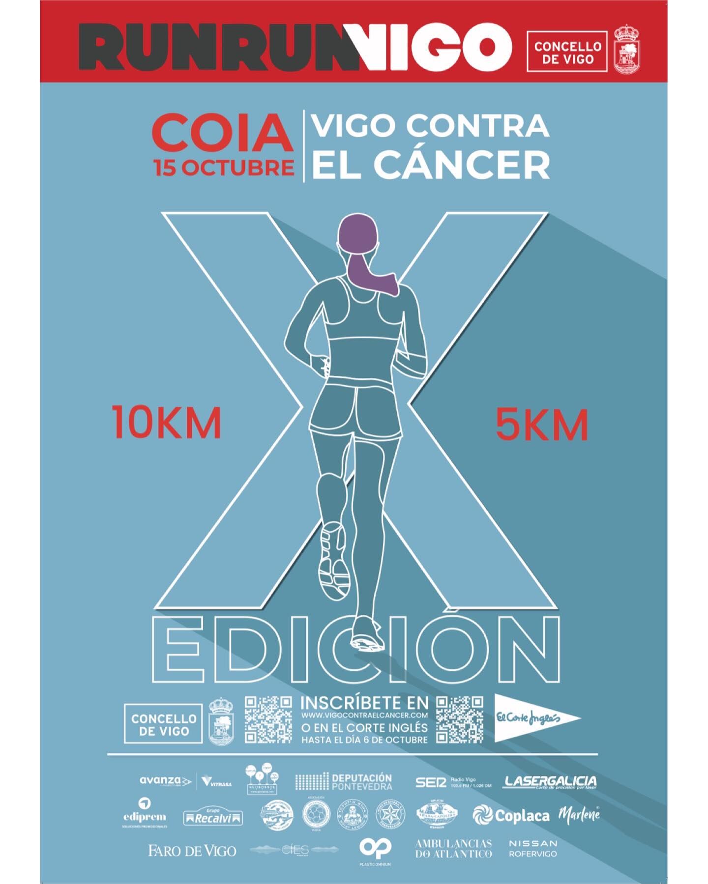 Cartel de la Vigo contra el cáncer