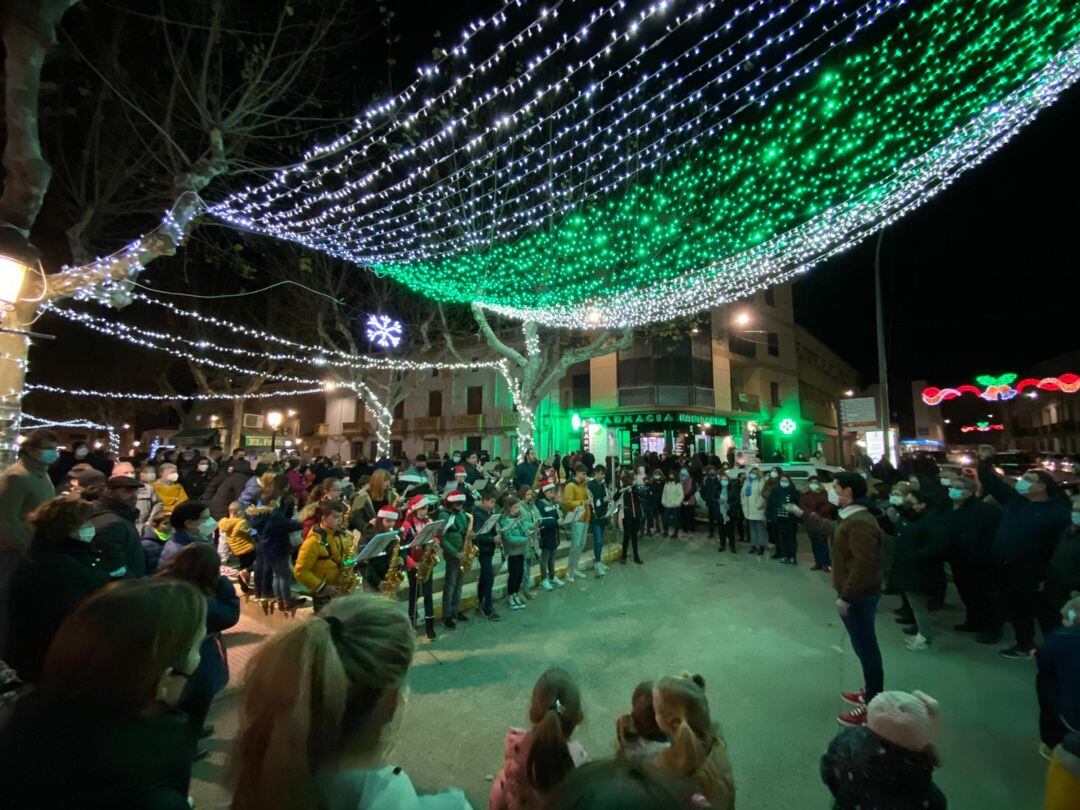 Imagen de archivo del pasado 17 de diciembre, encendido de luces navideñas