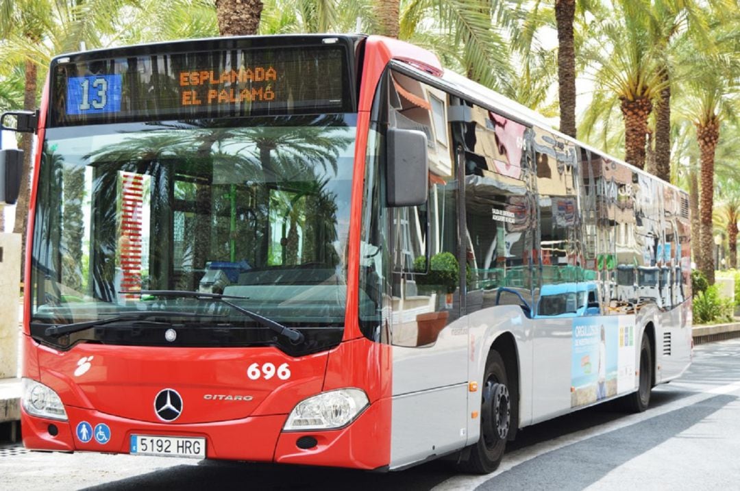 Autobús urbano en Alicante