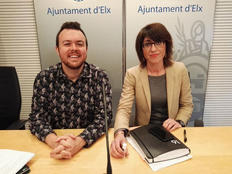 Los portavoces de la junta de gobierno, Antonio García y Patricia Maciá