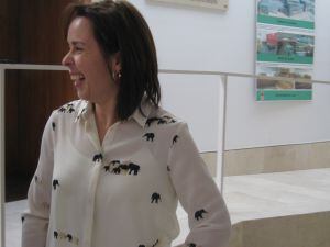 La subdirectora de Ingeniería Agraria, Flor Alvarez, muy satisfecha