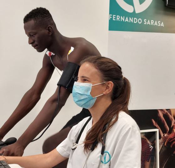 Diarrá pasando reconocimiento médico