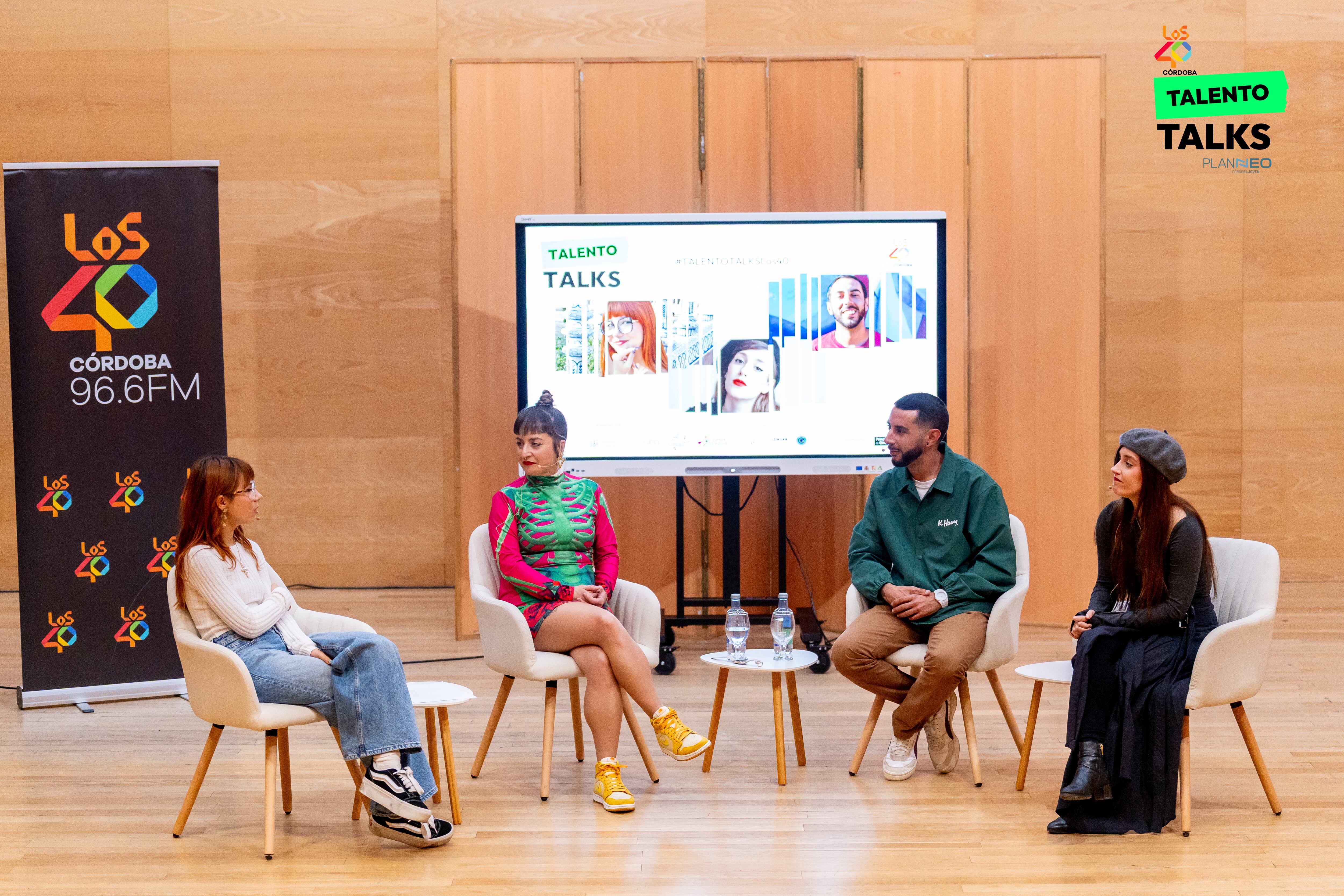 Artistas y creadores en Los 40 Talento Talks en el Conservatorio Profesional Músico Ziryab de Córdoba