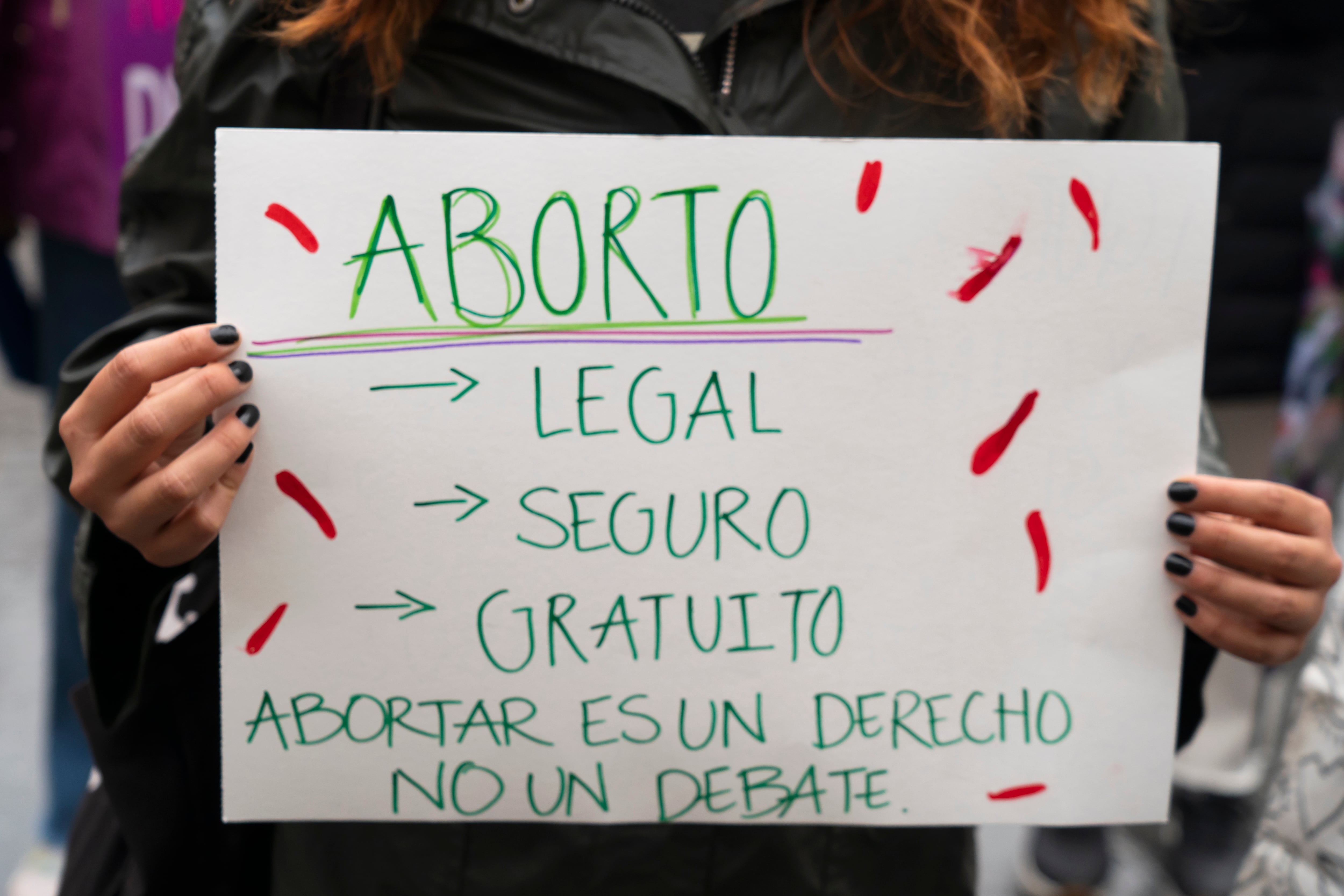 Concentración en el día por la legalización y despenalización del aborto en 2022