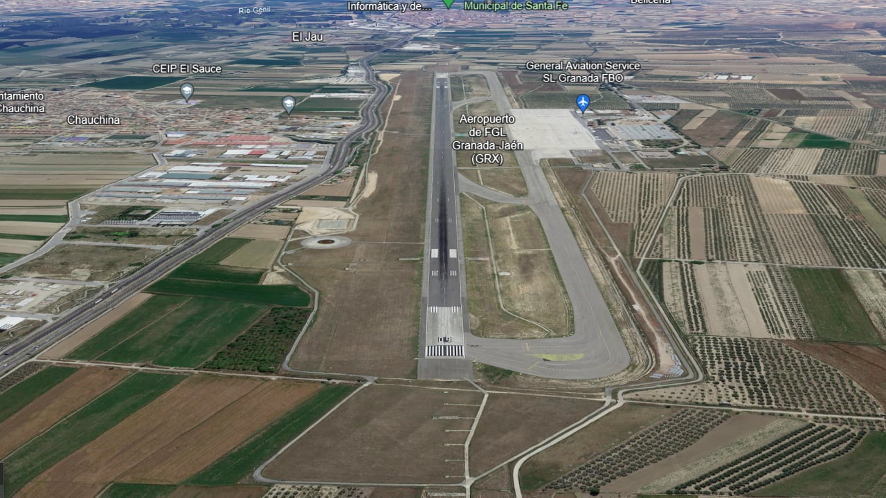 Pista del Aeropuerto de Granada-Jaén