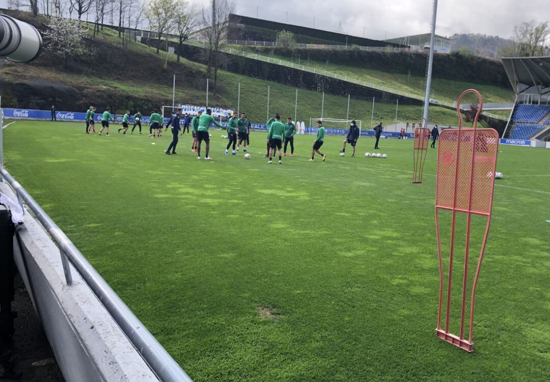 Entrenamiento en Zubieta