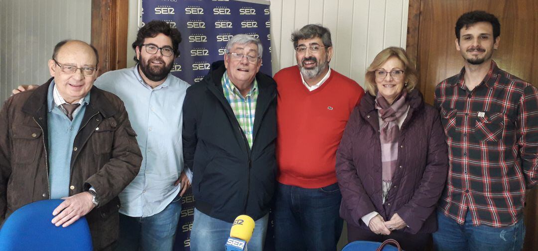 Mariano Rodríguez, David García, Manuel rodríguez Méndez, Antonio Salvador, Mª Dolores Casado, Juan Jesús Navarro.