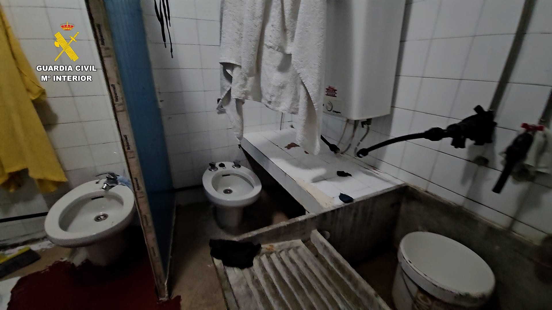 Aspecto de los baños de la casa