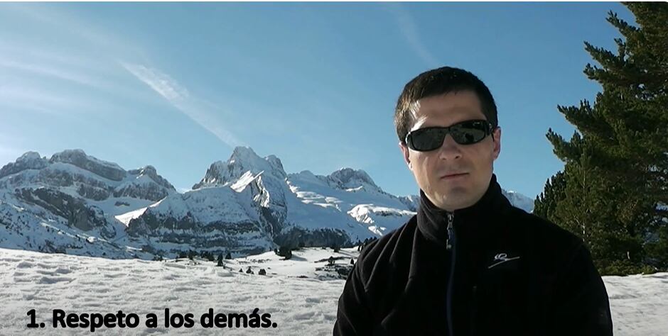 Rober Puente especialista en nieve
