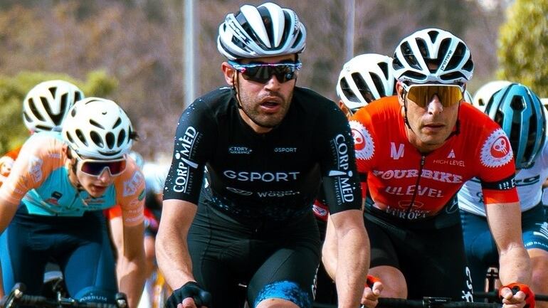 Sergio Verdú en pleno esfuerzo