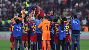 Així va ser el missatge de Ronald Araujo al vestidor del Barça abans de la final de la Supercopa d'Espanya