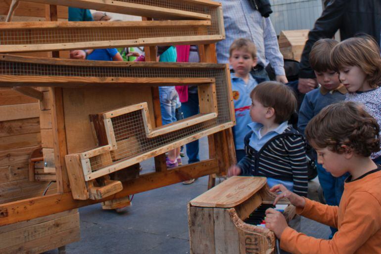 Imagen de archivo de una de las actividades de 'feim Barri'