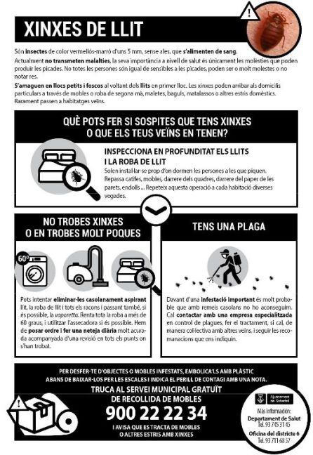 El cartell amb recomanacions distribuït per l'Ajuntament