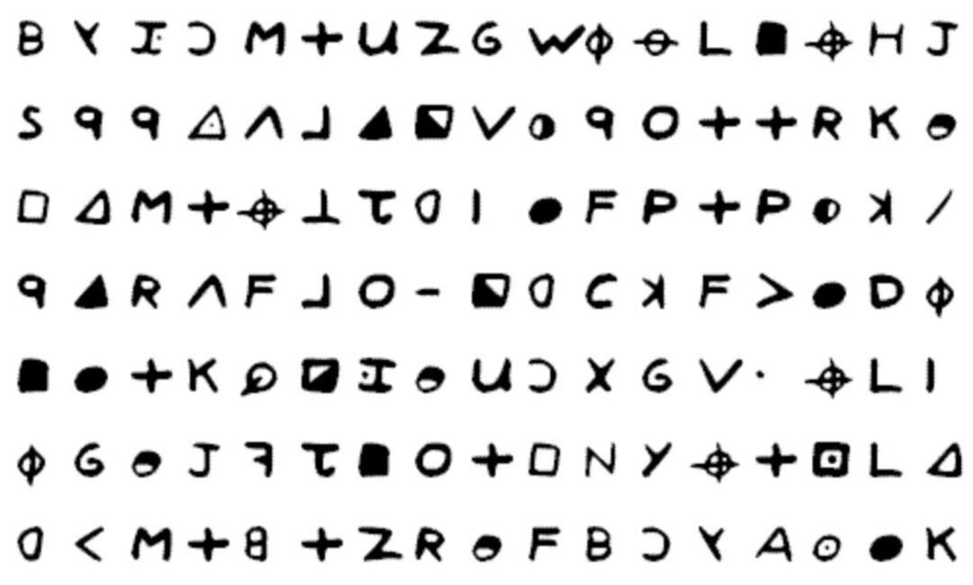 Mensaje en código del asesino del Zodíaco