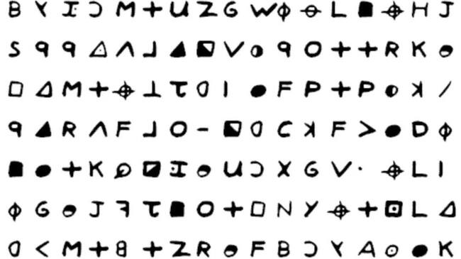 Mensaje en código del asesino del Zodíaco