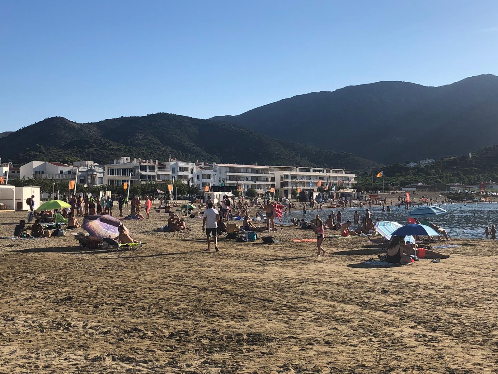 Pla general d&#039;una platja de Port de la Selva aquest diumenge 13 de setembre de 2020. (Horitzontal)