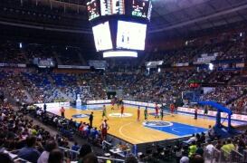 El Unicaja jugando en el Palacio de los Deportes José María Martín Carpena