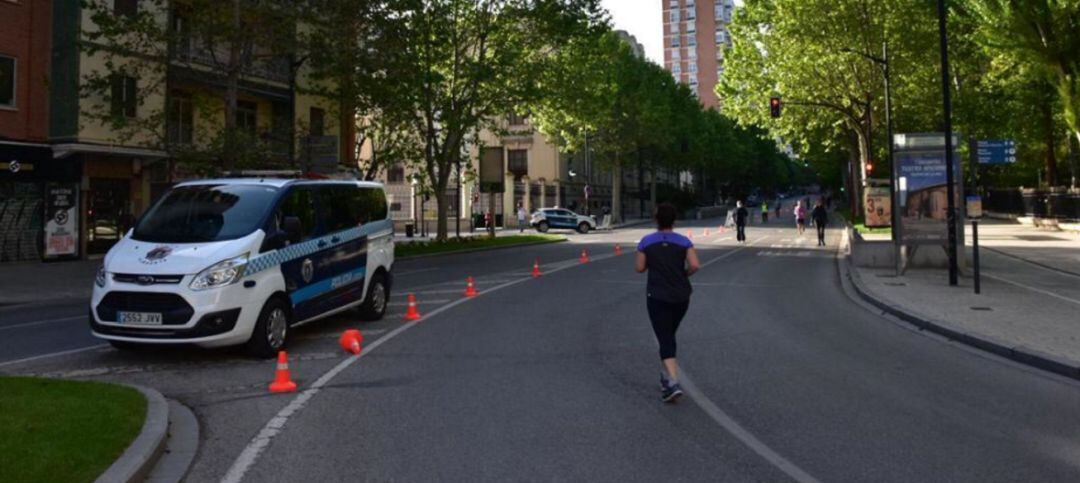 Una de las zonas de seguridad habilitadas el pasado fin de semana