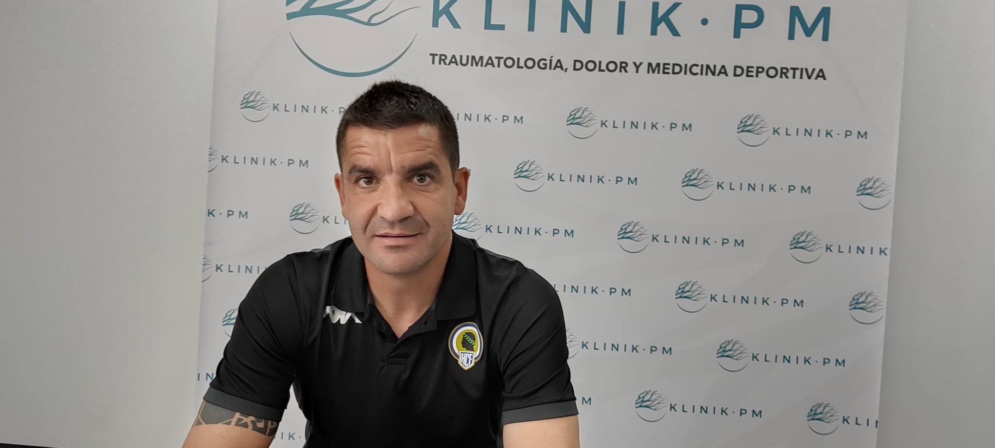 Rubén Torrecilla, entrenador del Hércules CF, en Klinik PM