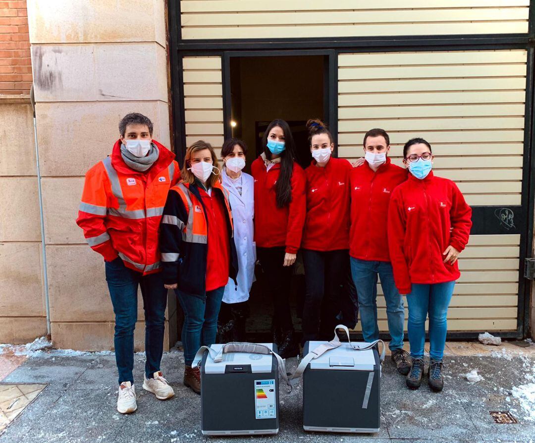 Equipo de vacunación Covid